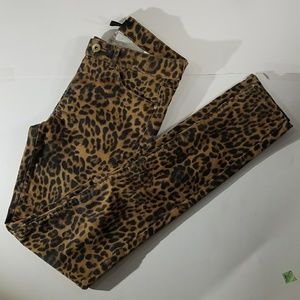H&M Leopard Print Jeans 